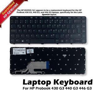HP Probook 430 G3 440 G3 446 G3 Laptop Latin Spanish Keyboard 844945-161