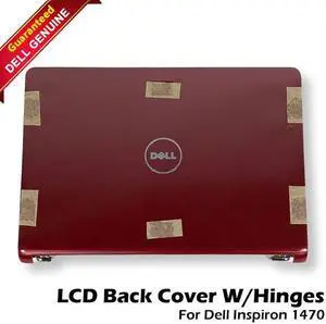 Dell Inspiron 1470 Laptop LCD Red Color Top Back Cover 37UM1LCWI30 NC5JX