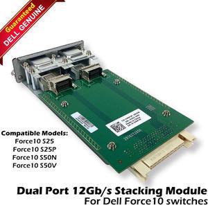 Dell FORCE 10 S25P S50N S50V Networking Starking Module 2-Port 12GBPS 40F4F