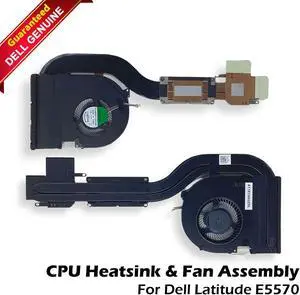Dell OEM Latitude E5570 CPU Heatsink and Fan Assembly for Fan Heatsink 4CN35