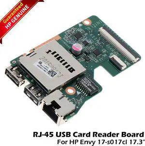 HP Envy 17-s017cl 17.3" Genuine Laptop USB Card Reader Board w/Cable DAX11ATB6D0
