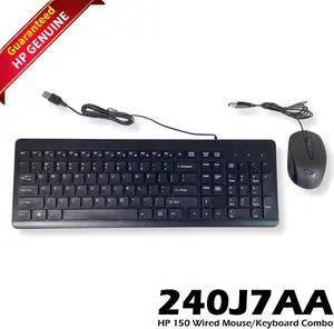 HP 150 Wired Mouse/Keyboard Combo 240J7AA#ABA