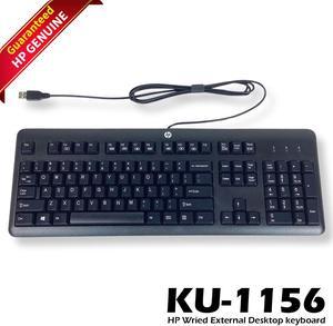 HP Wired Qwerty Keyboard Black KU-1156 Black Wired Keyboard 672647-001, Subcategory: Keyboards, Manufacturer: HP, Packs or Sets: 1, Industry: Computer Hardware