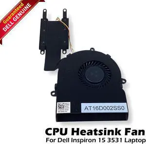 Dell OEM Inspiron 15 3531 CPU Heatsink Fan Assembly D4P83 0D4P83