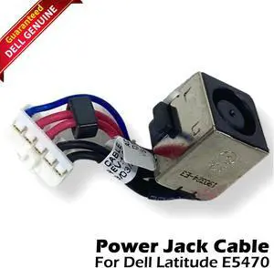 Dell OEM Latitude E5470 DC Power Input Jack with Cable 4XV4N
