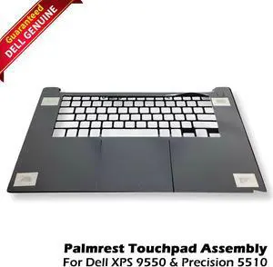 Dell XPS 15 9550 Precision 15 5510 Touchpad Palmrest Assembly 0KYN7Y KYN7Y