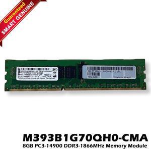 Dell 8GB DDR3-1866MHz PC3-14900 ECC Registered Single Rank Memory Module M393B1G70QH0-CMA, T3NMJ