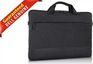 Dell Pro Laptop Professional Sleeve 13" Heather Gray - Water-Resistant Polyester Case for Dell Latitude, Inspiron, Vostro Models