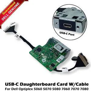 Dell Optiplex 5060 5070 USB-C Daughterboard Card With Cable GH0F9 V62GG