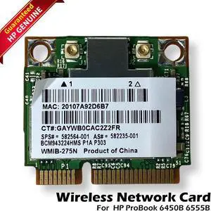 HP ProBook 6550b OEM Intel Wi-Fi Wireless Card BCM943224HMS WMIB-275N BCM4324