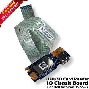 Dell OEM Inspiron 15 5567 USB/SD Card Reader IO Circuit Board 0D99YJ D99YJ