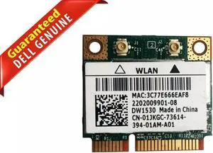 Dell E6520 E6420 E5520 DW1530 Dual Band WIRELESS-N WIFI CARD BCM943228HM4L 1JKGC
