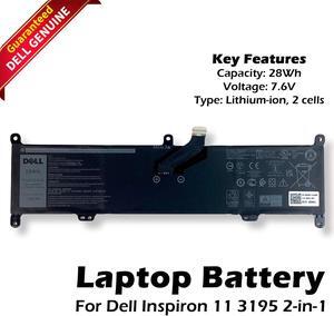 Dell OEM Inspiron 11 3195 2-in-1 Laptop Battery 7.6V 28Wh NXX33 020K1
