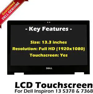 Dell Inspiron 13 5378 & 7368 13.3 Touchscreen FHD LCD LED Widescreen  Display Panel 2CTCN 4F5HT