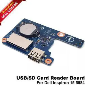 Dell Inspiron 15 5584 USB / SD Card Reader IO Circuit Board PYF3X
