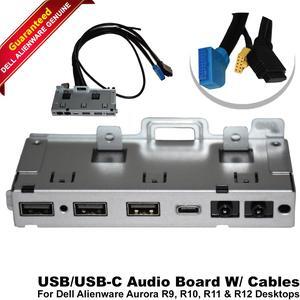 Dell Alienware Aurora R9 R10 R11 R12 Desktop Front I/O Audio Board with Cables JN9J7