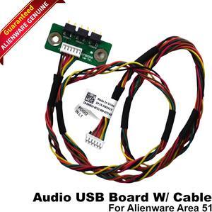 Dell Alienware X51 Area 51 Left I/O Lighting Circuit Board with Cable W691V
