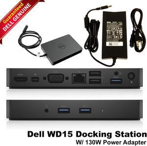 Dell Thunderbolt Docking Station USB-C K17A001 130W Dock K17A 5FDDV WD15