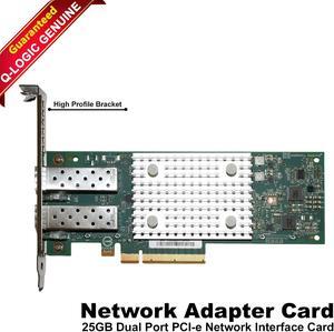 Dell QLogic QL41262 Dual Port 25Gb SFP28 Network Interface Card 51GRM