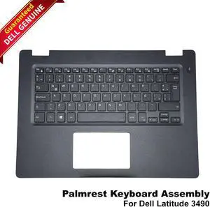 Dell Latitude 3490 Spanish Palmrest Keyboard Assembly 599G2 MMC2D - OEM