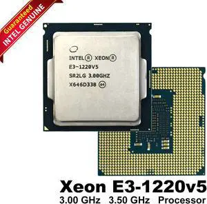 Intel CPU Xeon E3-1220 v5 3.0GHz 8MB Cache Socket LGA1151 SR2LG W5G6G