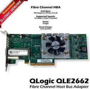 Dell QLogic QLE2660L-DEL 16Gb Fibre Single Port HBA 4MNKF TC40H