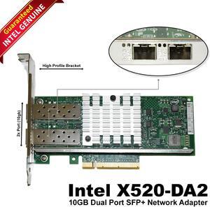 Intel X520-DA2 10Gb Dual Port SFP+ Network Adapter High Profile 2BH2872