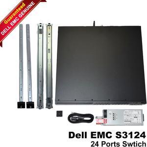 Dell EMC Networking S3124 24 GbE RJ45 2x 10GBe Switch with Rail Kit MTX2F