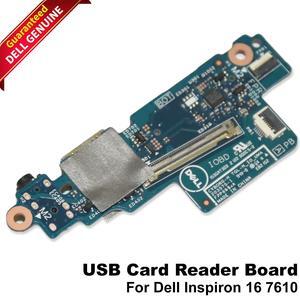 Dell OEM Inspiron 16 7610 USB Audio Port SD Card Reader IO Circuit Board 481H8