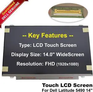 Dell OEM Latitude 5490 14" Touchscreen FHD LCD LED Widescreen OTP TS 8CVCF