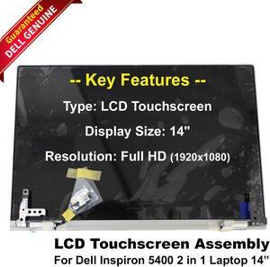 Dell Inspiron 5400 2-in-1 14 FHD LCD Display Touchscreen Complete Assembly DTTW2
