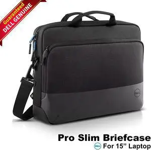 Dell PO1520CS Pro Slim 15" Briefcase Laptop Bag JTYYV TMTFX JP3DN