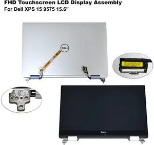 Dell XPS 15 9575 15.6" Touchscreen FHD LCD Display Silver 3P07V