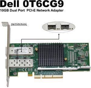 Dell Intel X520-DA2 2-Ports 10Gb/s SFP PCI Express High Profile Network Adapter 0T6CG9