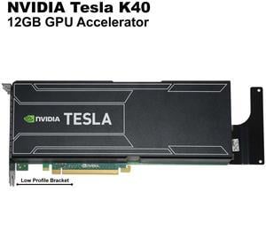 NVIDIA Tesla K40 Kepler 12GB 3.0GHz PCIe 3.0x16 GDDR5 GPU Accelerator KTDCH