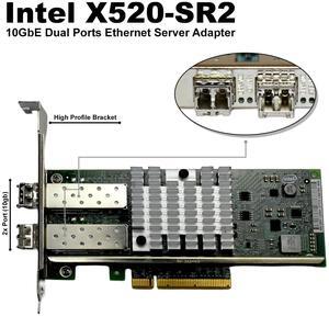 Intel Dual-Port 10GbE SFP+ Network Adapter 82599 Chipset High-Profile Bracket E10G42BFSR