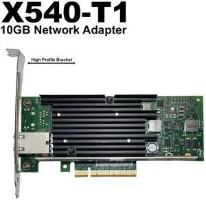 Intel X540-T1 10 Gigabit Ethernet Converged Network Adapter 1 Port RJ-45 High Profile Bracket X540-T1