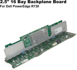 Dell 8TGM0 16-Bay 2.5" SAS/SATA Backplane Board for Dell PowerEdge R730 8TGM0