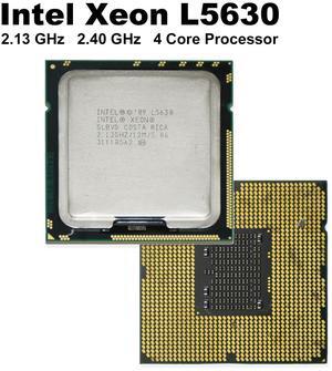 Intel Xeon L5630 2.13GHz Quad-Core Processor 12MB Cache LGA 1366 40W TDP Server CPU SLBVD