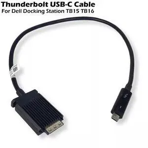 Dell Thunderbolt 3 USB-C Cable for TB15/TB16 Docking Station (K16A, K17A) High-Speed 40Gbps  3V37X