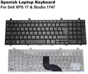 Dell XPS 17 Studio 1745 1747 Backlit Spanish Keyboard Black V104025BK J514P