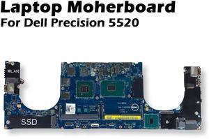 Dell Precision 5520 Motherboard Intel Core i7 2.7GHz Quad-Core CPU NVIDIA Graphics HW7C4