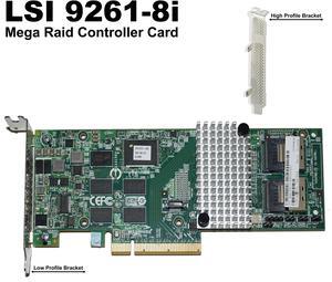 LSI MegaRAID 8-Port 6Gb/s SATA SAS PCIe 2.0 x8 RAID Controller Card  9261-8i