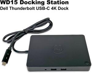 Dell WD15 K17A Docking Station USB Type-C 4K FHD Display Support without AC Adapter 05FDDV 5FDDV