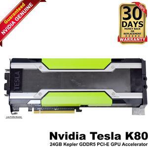 Nvidia Tesla K80 24GB GDDR5 Server Graphics Card HP J0G95A  699-22080-0200-531 in BLACK-BRACKT