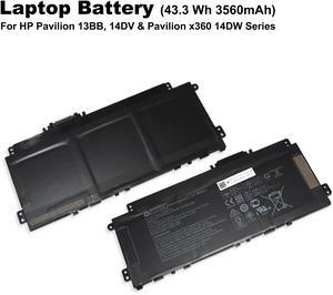HP PV03XL Laptop Battery for Pavilion X360 13 14 Series 11.55V 43.3Wh 3560mAh 3-Cell Li-ion L83393-005