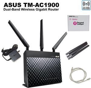 ASUS TM-AC1900 Dual-Band 2.4GHz 5GHz Gigabit Wireless Router USB 3.0 Dual-Core CPU T-Mobile Edition TM-AC1900