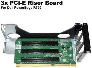 Dell DD3F6 3x PCI-E Riser Board  for PowerEdge R720 R720xd 3x PCIe Gen3 x8 Slots with Riser Cage DD3F6