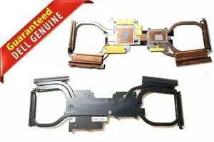 Dell Alienware M15 CPU GPU Cooling Heatsink Without Fan Black 0PN55P PN55P