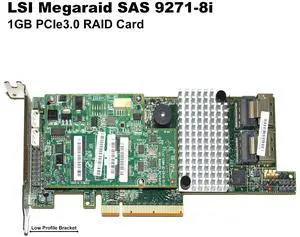 LSI00330 LSI MegaRAID 9271-8i 8-port PCI-E 3.0 6Gbps RAID Controller Card